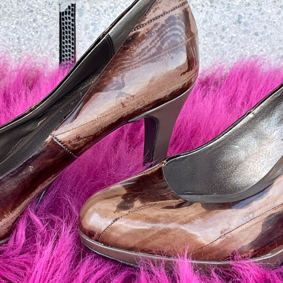 Moda Brand Brown Heels Size 6.5 - Picture 3 of 9